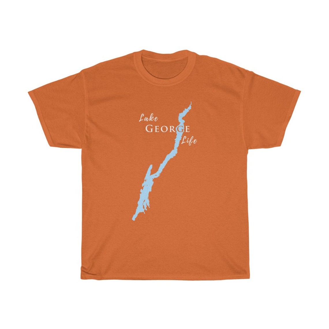 Lake Life Heavy Cotton Tee New York Lake Etsy