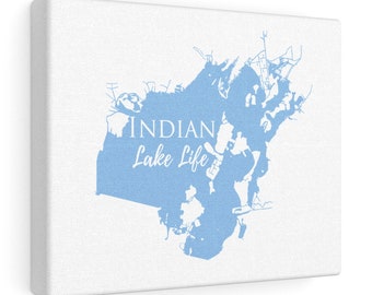 Indian Lake Life  - Canvas Gallery Wrap - Canvas Print - Ohio Lake