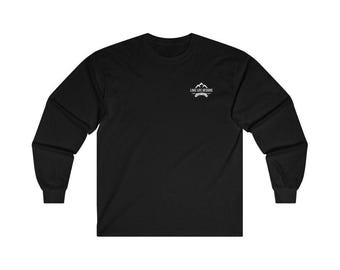 Keuka Lake - Ultra Cotton Long Sleeve Tee - Back Printed - Virginia Lake