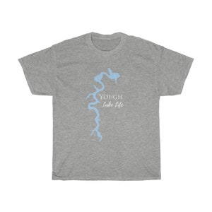 Yough Lake Life Heavy Cotton Tee - Youghiogheny - Maryland Lake