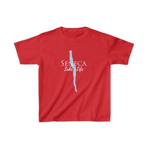 Seneca Lake Life - Kids Heavy Cotton Youth Tee - New York Lake
