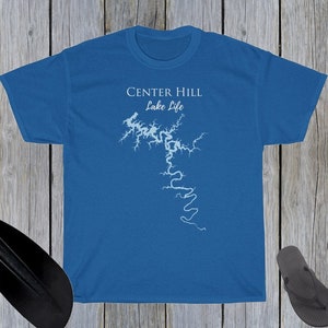 Center Hill Lake Life Heavy Cotton Tee - Tennessee Lake