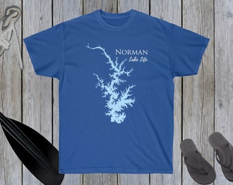 Norman Lake Life Heavy Cotton Tee - North Carolina Lake