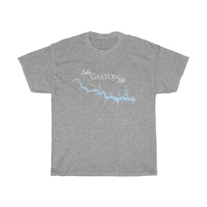 Lake Gaston Life Heavy Cotton Tee - North Carolina and Virginia Lake
