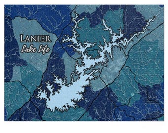 Lanier Lake Life Jigsaw Puzzle (252, 500, 1000-Piece) - Georgia Lake