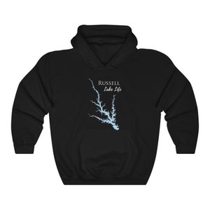 Russell Lake Life Hoodie Sweatshirt - South Carolina Georgia Lake