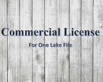 Commercial License for ONE Lake Shape File