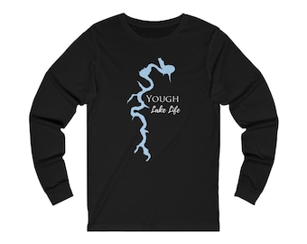 Yough Lake Life Unisex Cotton Jersey Long Sleeve Tee - Youghiogheny Lake - Maryland Lake