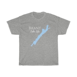 Brant Lake Life Heavy Cotton Tee - New York Lake
