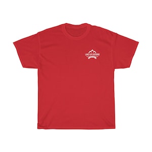Lake Gaston Life Heavy Cotton Tee - Front and Back Print - North Carolina Virginia Lake