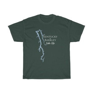 Kentucky and Barkley Lake Life Heavy Cotton Tee - Kentucky Lake