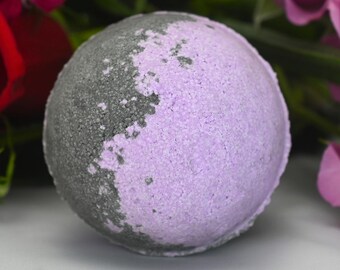 Hexed Herb Bath Bomb, Sage & Rosemary Scented, Sweet Almond Oil, Epsom Salts (Large)