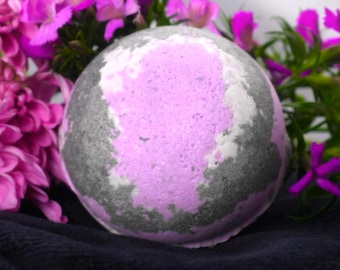 Asexual Pride Bath Bomb, Sage & Rose Scent, Handmade Self Care Gift (Large)