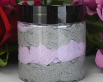 Hexed Herb Whipped Sugar Scrub, Sage & Rosemary Scent, Body Frosting, Shea Butter
