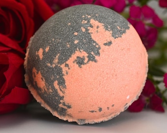 Jack's Treat Bath Bomb, Orange & Cotton Candy, Sweet Almond Oil, Epsom Salts (Large)