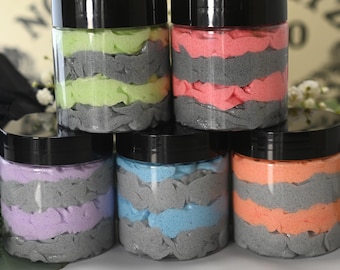 Halloween Themed Whipped Sugar Scrubs, Body Frosting, Shea Butter