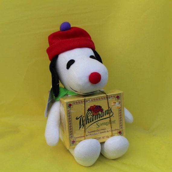 Peanuts Woodstock Jingle Bell Snoopy 7" Plush Christmas Whitman's w/ Tags Peanuts Woodstock Jingle Bell Snoopy 7" Plush Christmas Whitman's w/ Tags
