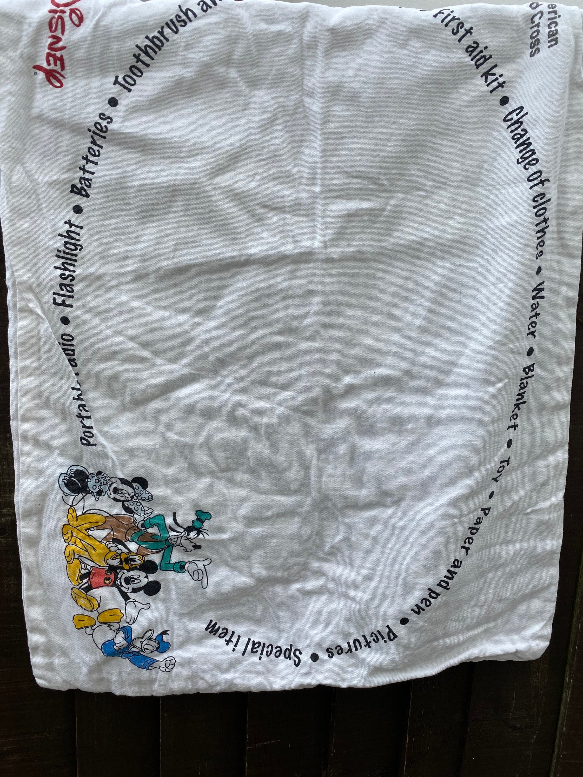 Vintage Retro Disney American Red Cross Pillowcase Project Etsy