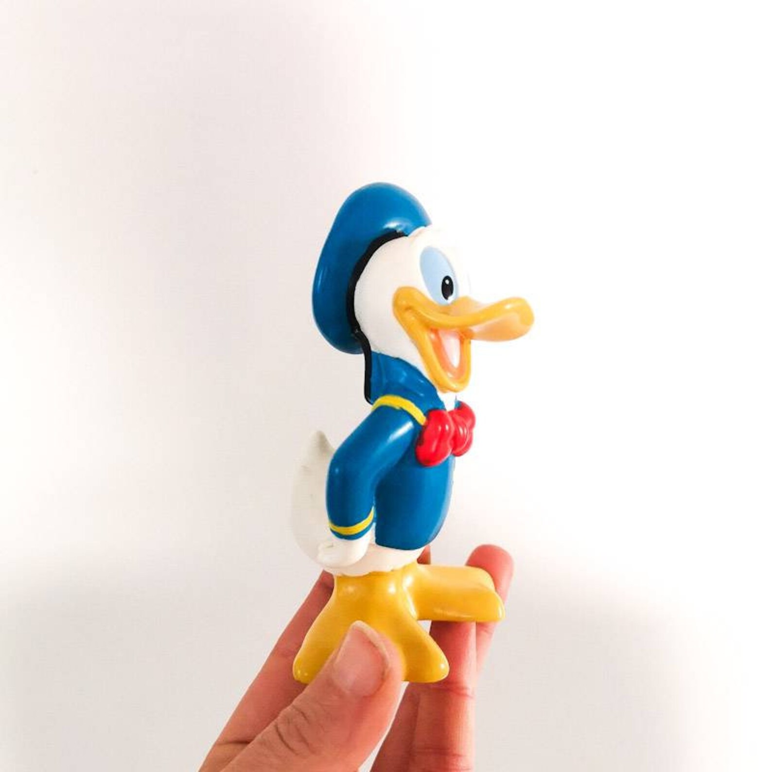 Disney Toy Figure Plastic Donald Duck Collector Retro Figurine | Etsy