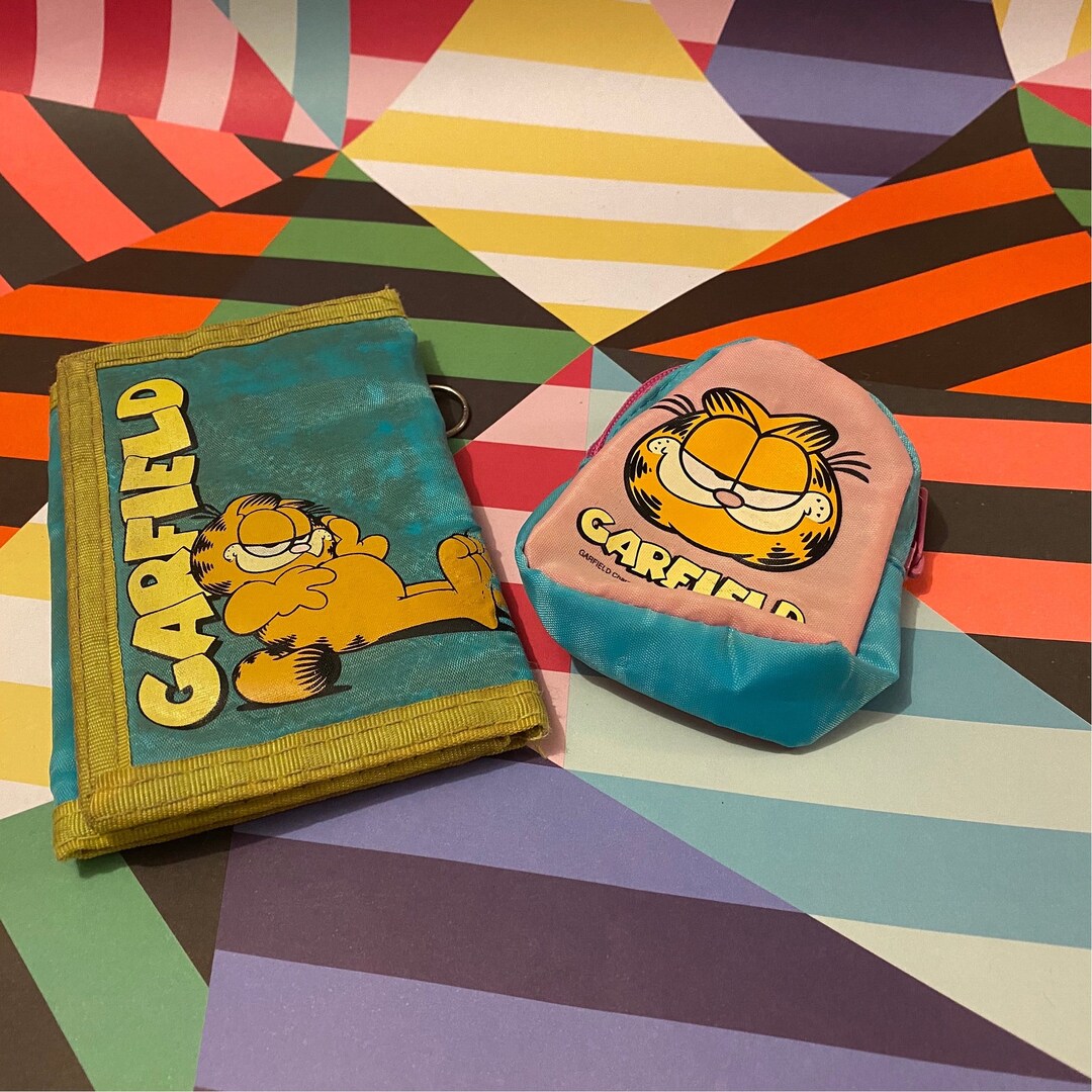 Pair of Vintage 80s Garfield Wallet Money Coin Purses // - Etsy