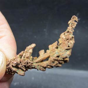 Native Copper Crystals, Crisp Clean Specimen, Old Collection, Calumet MIne, Keweenaw Peninsula, Northern Michigan