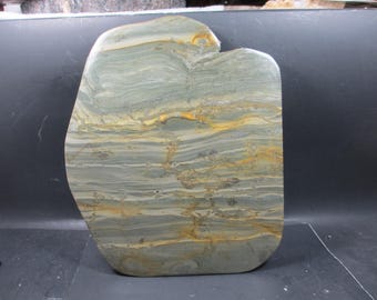 Stromatolite, Laminar to Undulating Form, Precambrian, Great Polish, Mesopaleozoic, 1.4 Billion, Snowslip Fm., Essex, Mt.,  MIRROR POLISHED