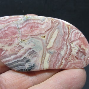 Rhodocrosite, Giant Cab or Polished Slice, Both Sides Mirror Polished, Speleothem Cave Formation, Patagonia, Argentina