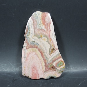 Rhodocrosite, Giant Cab or Polished Slice, Both Sides Mirror Polished, Speleothem Cave Formation, Patagonia, Argentina