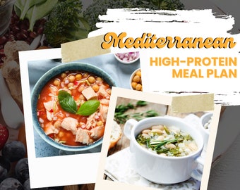 The Fit Penguin- Mediterranean High Protein Meal Plan Recipes