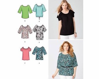 banded bottom dressy tops