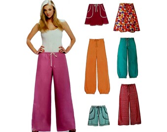 Misses/' Easy Tops or Tunic and Pull-On Pants size 8-18 FF Uncut New Look Sewing Pattern 0139 6109
