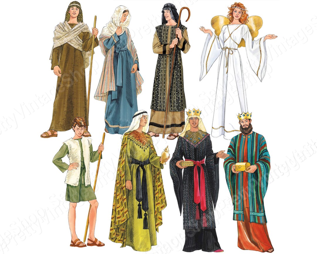 Simplicity 4795 Adults Nativity Costume Sewing Pattern Tunic, Dress