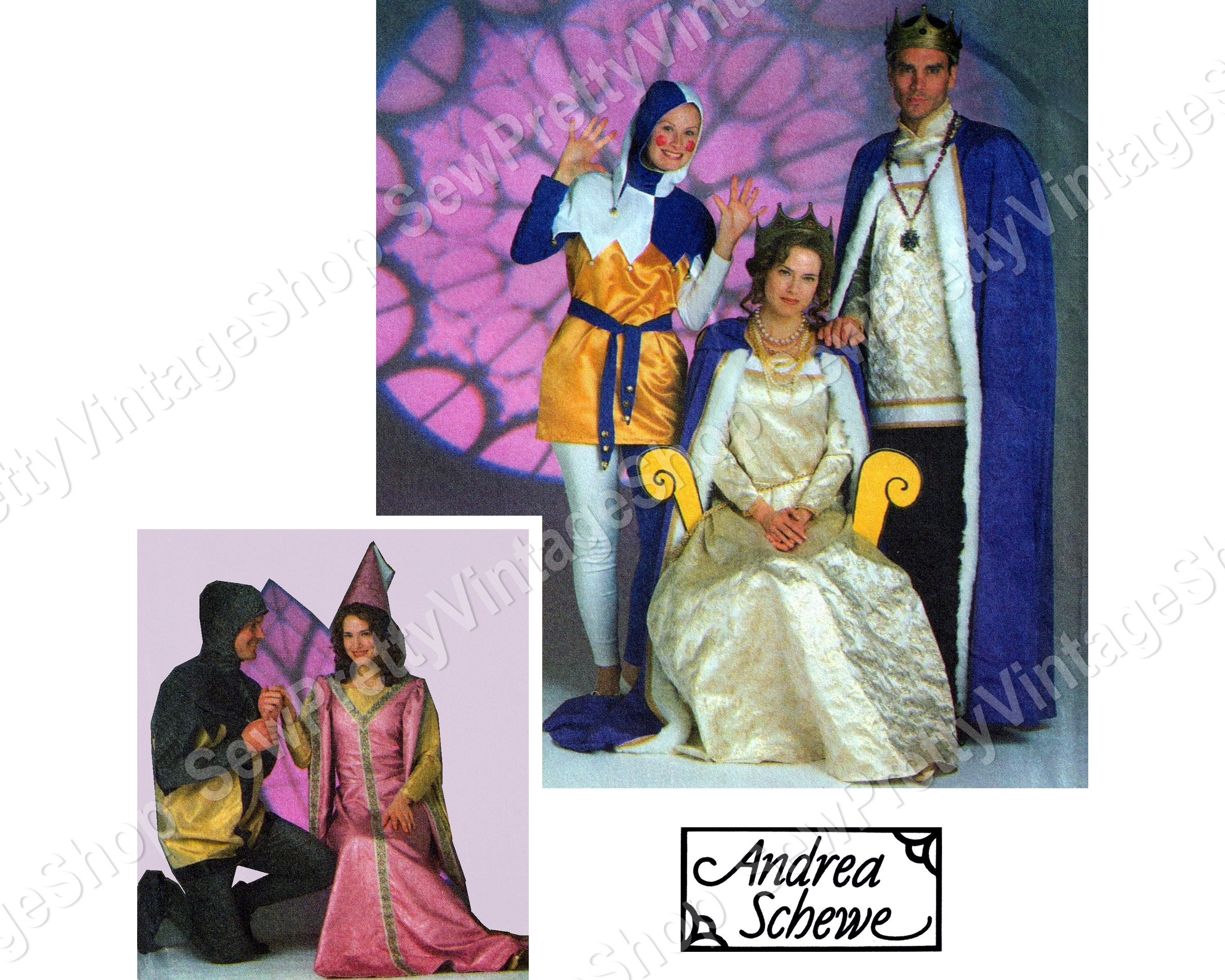 Simplicity 8286 SEWING PATTERN Medieval Costumes King Queen Etsy