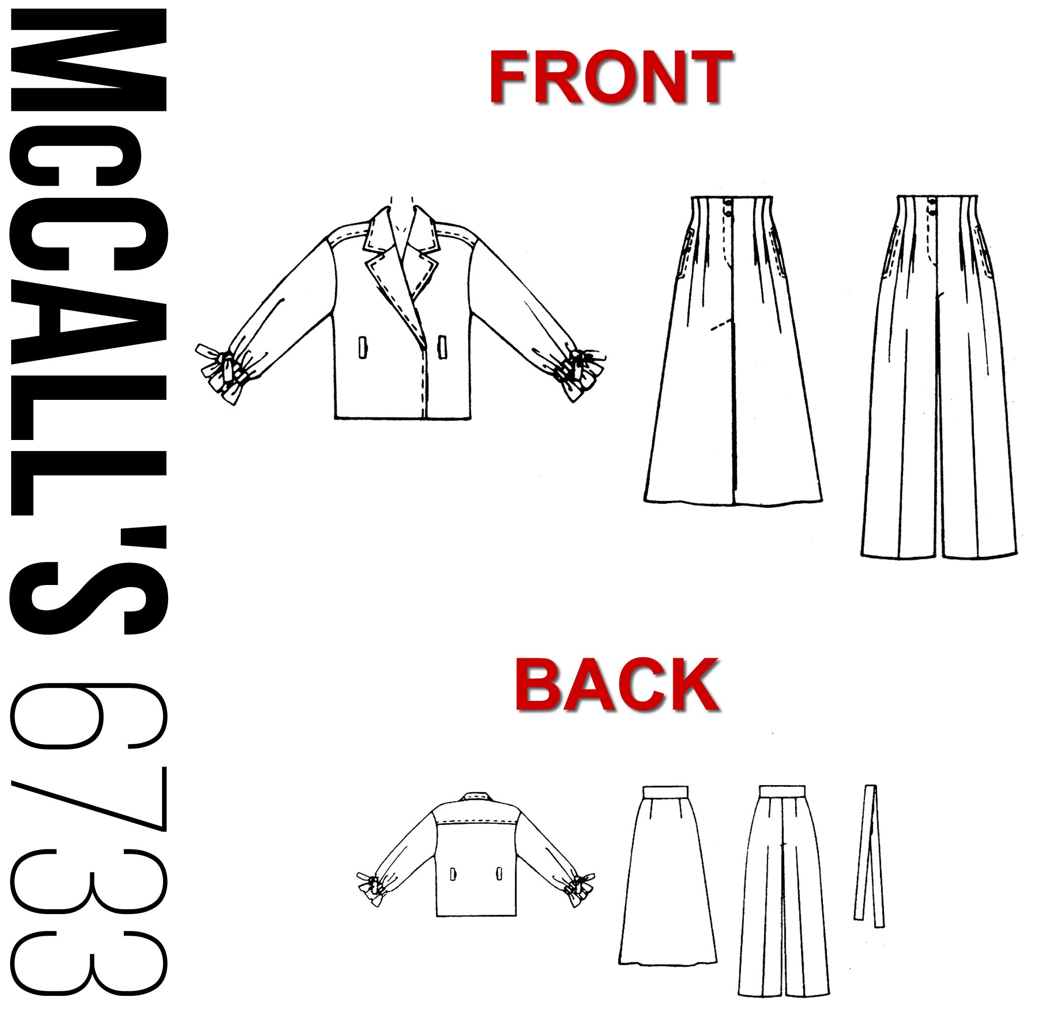 Mccalls 7013 Pattern UNCUT 1990s Sleeveless Scoop Neck Unlined Sheath Dress  and Belo Hip Double Breasted Side Tie Lined Jacket Size 8 10 12 -   Canada