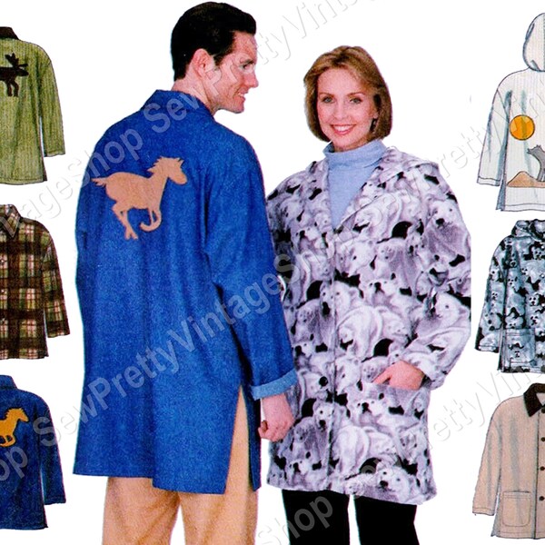 Chore Coat Pattern Men Etsy