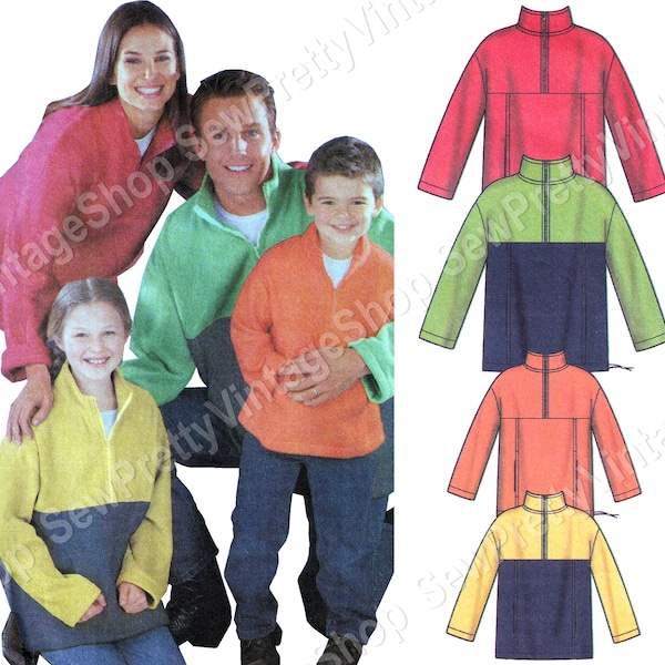 Fleece Jacket Pattern Etsy