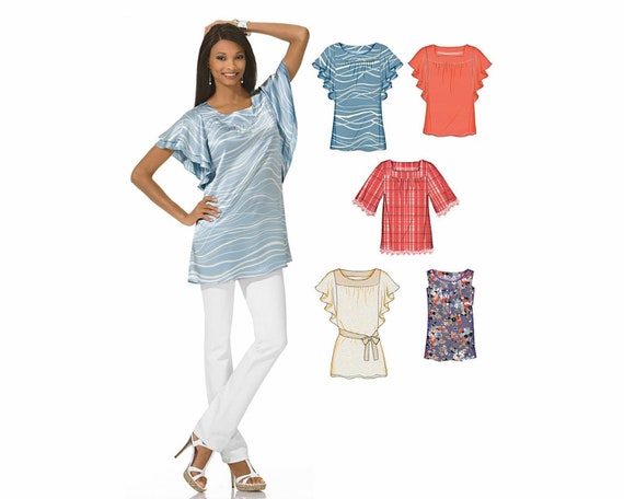 New Look 6939 Trendy Summer Tops 