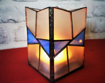 Witrażowy lampion Stained glass lantern