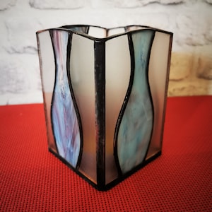 Stained glass lantern