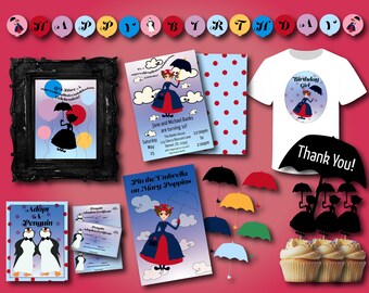 Mary Poppins Party Decorations Etsy