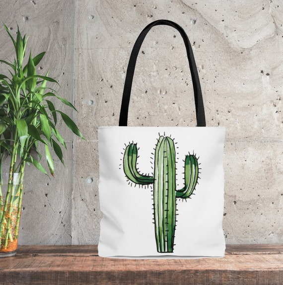 Cactus bag Cactus tote bag Texas bag Desert Large tote | Etsy