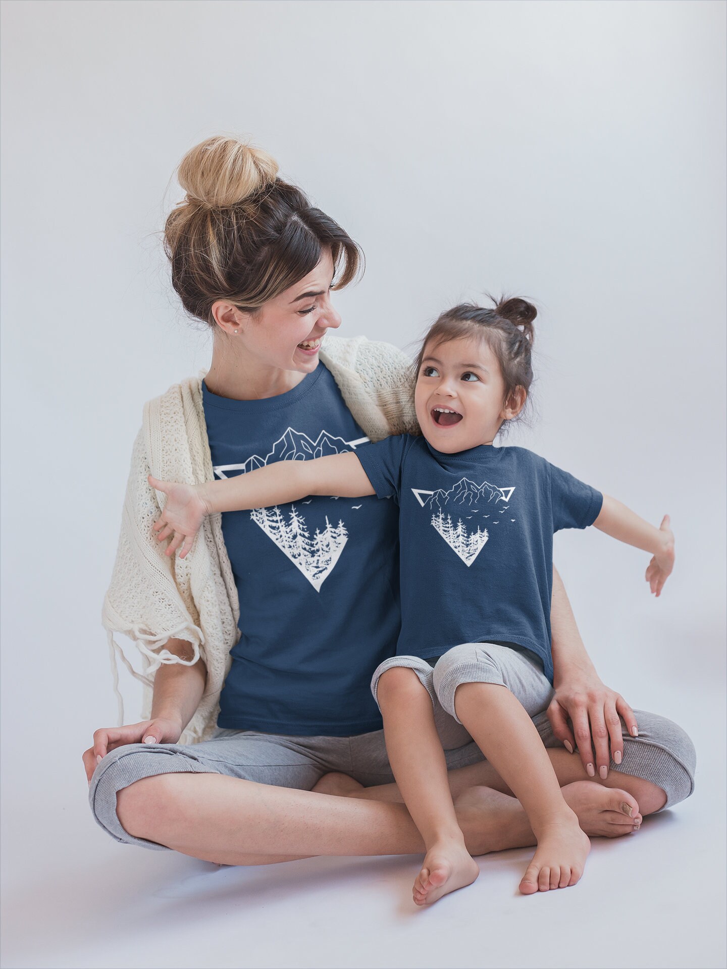 Matching Shirt Mommy and Me Outfit Mom 