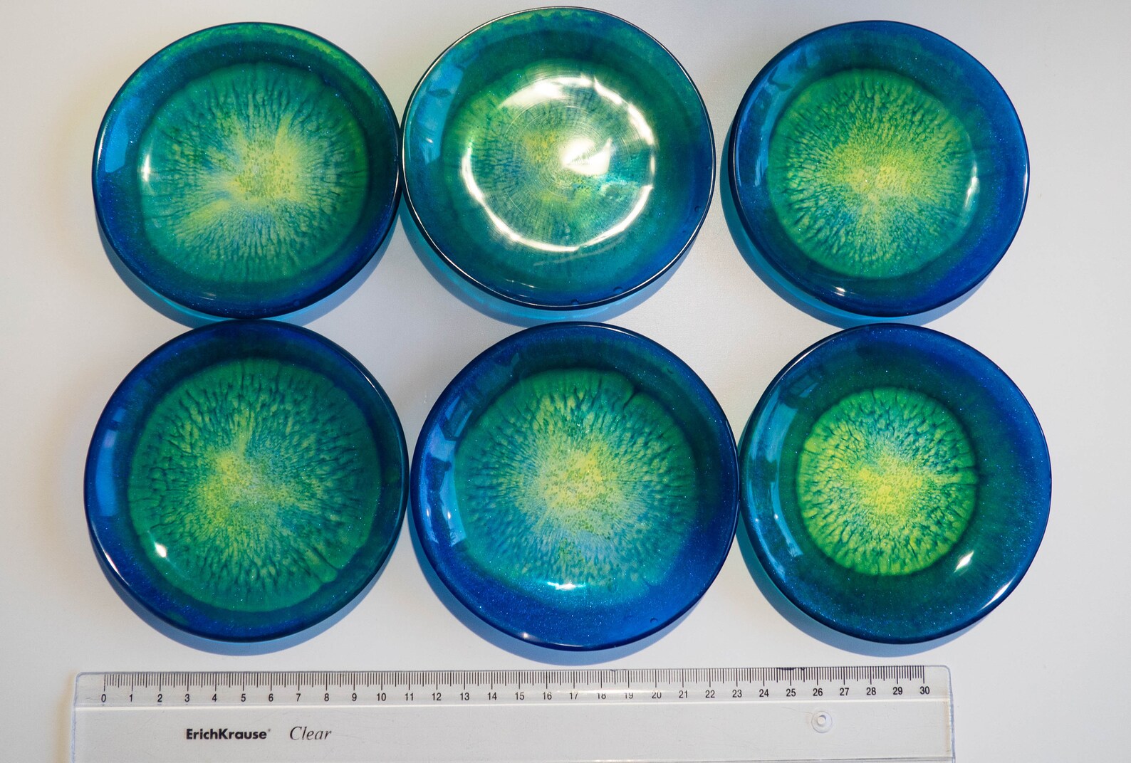 Handmade Food Safe Epoxy Resin Saucer/ Tea Tray/small Etsy