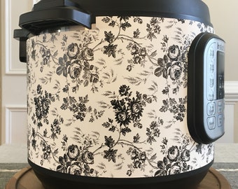 Toile Floral wrap - Instant Pot wrap. Premium non-adhesive waterproof wrap by Instant Wraps.