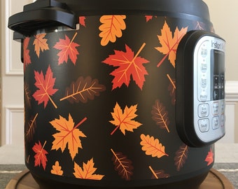 Fall Leaves wrap - Instant Pot wrap. Premium non-adhesive waterproof wrap by Instant Wraps.