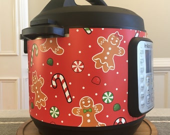 Gingerbread Christmas wrap - Instant Pot wrap. Premium non-adhesive waterproof wrap by Instant Wraps