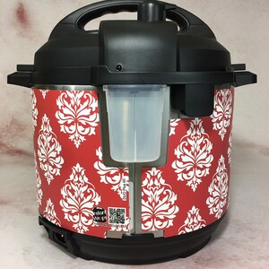 29 Color Combos Damask Instant Pot wrap, Power Cooker, Crock Pot Express wrap, Premium non-adhesive waterproof, magnetic instapot wrap image 8