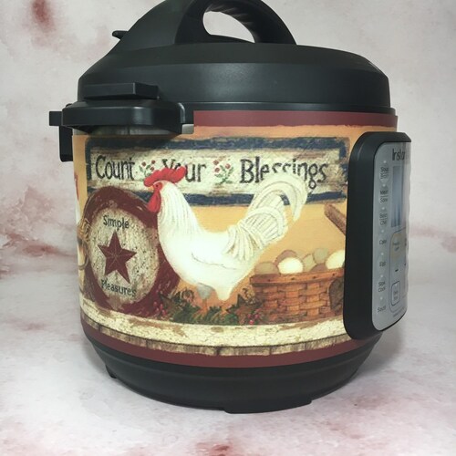 Rooster Hen Chickens Watercolor Style Print Instant Pot Etsy