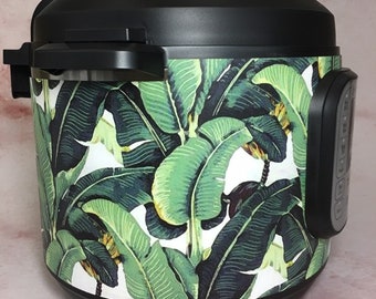 Banana Leaves - Instant Pot wrap. Premium non-adhesive waterproof wrap by Instant Wraps. Banana leaves, jungle, tropical, nature, fruit