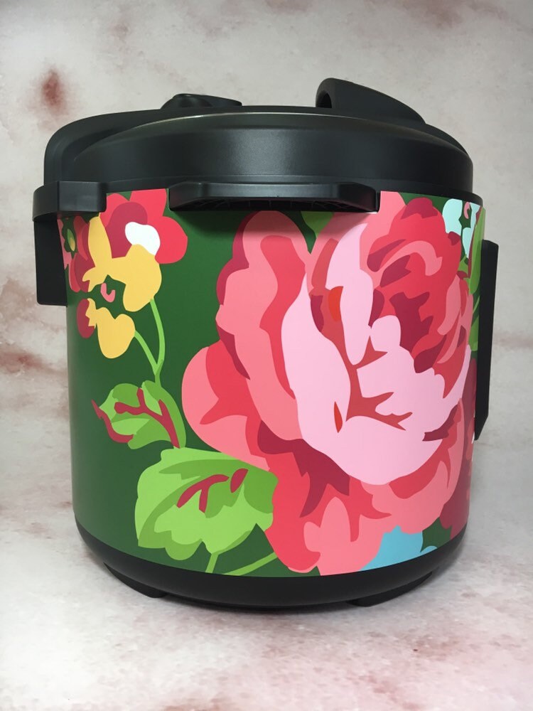 16 Colors Large Floral Colored Background Instant Pot 